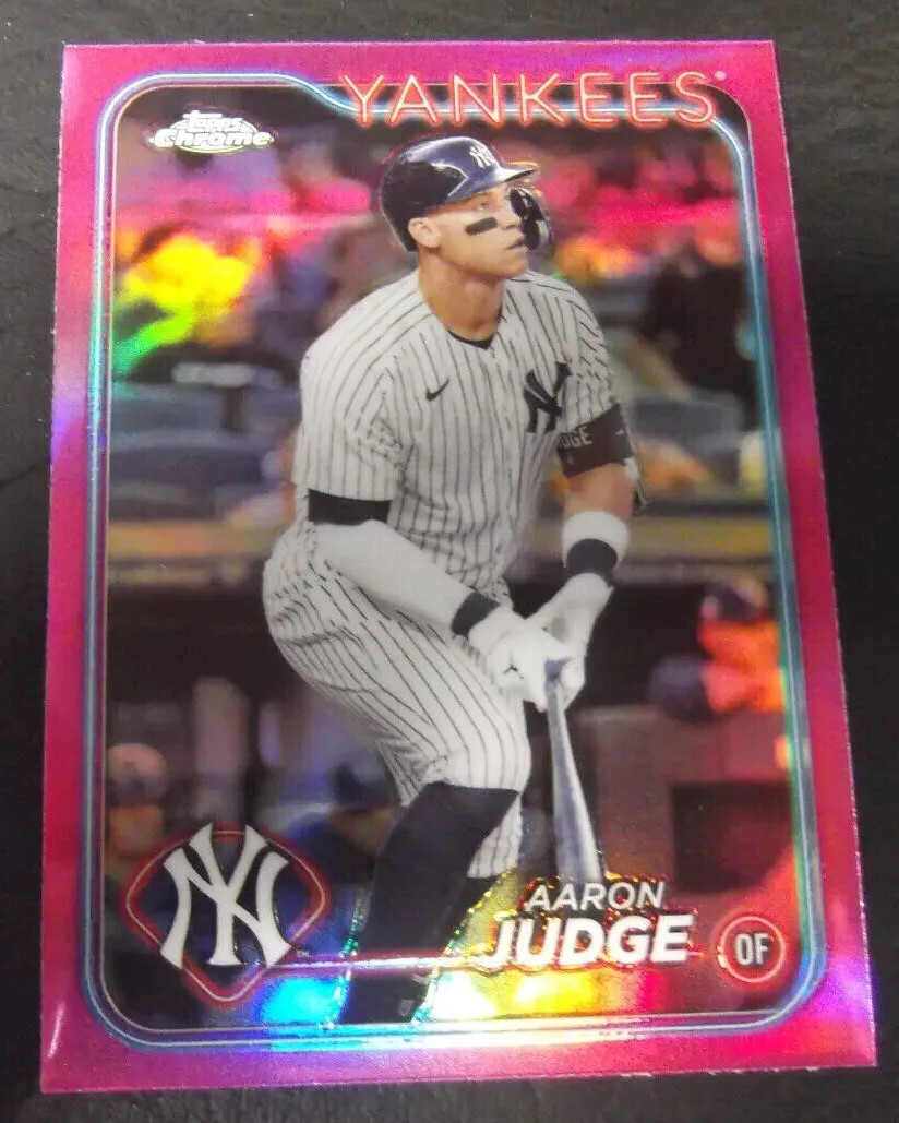 2024 Topps Chrome PINK Refractors Baseball Cards – You PICK!!! @@@ (11/02/24)