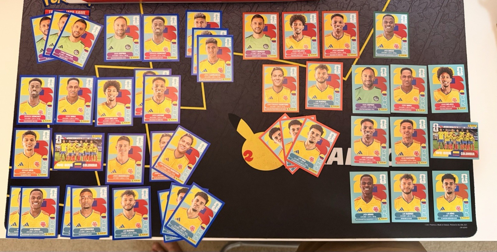 2026 World Cup Colombia ALL Parallels Panini stickers YOU-PICK