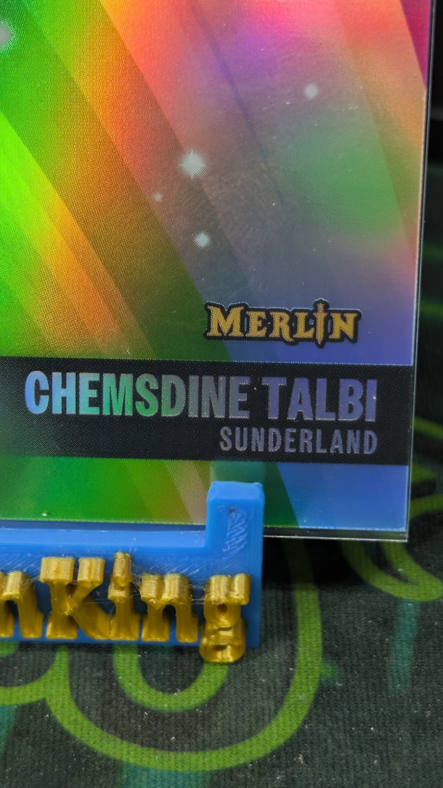 Chemsdine Talbi 2026 Topps Merlin Premier League Rainbow Flick SSP SUNDERLAND