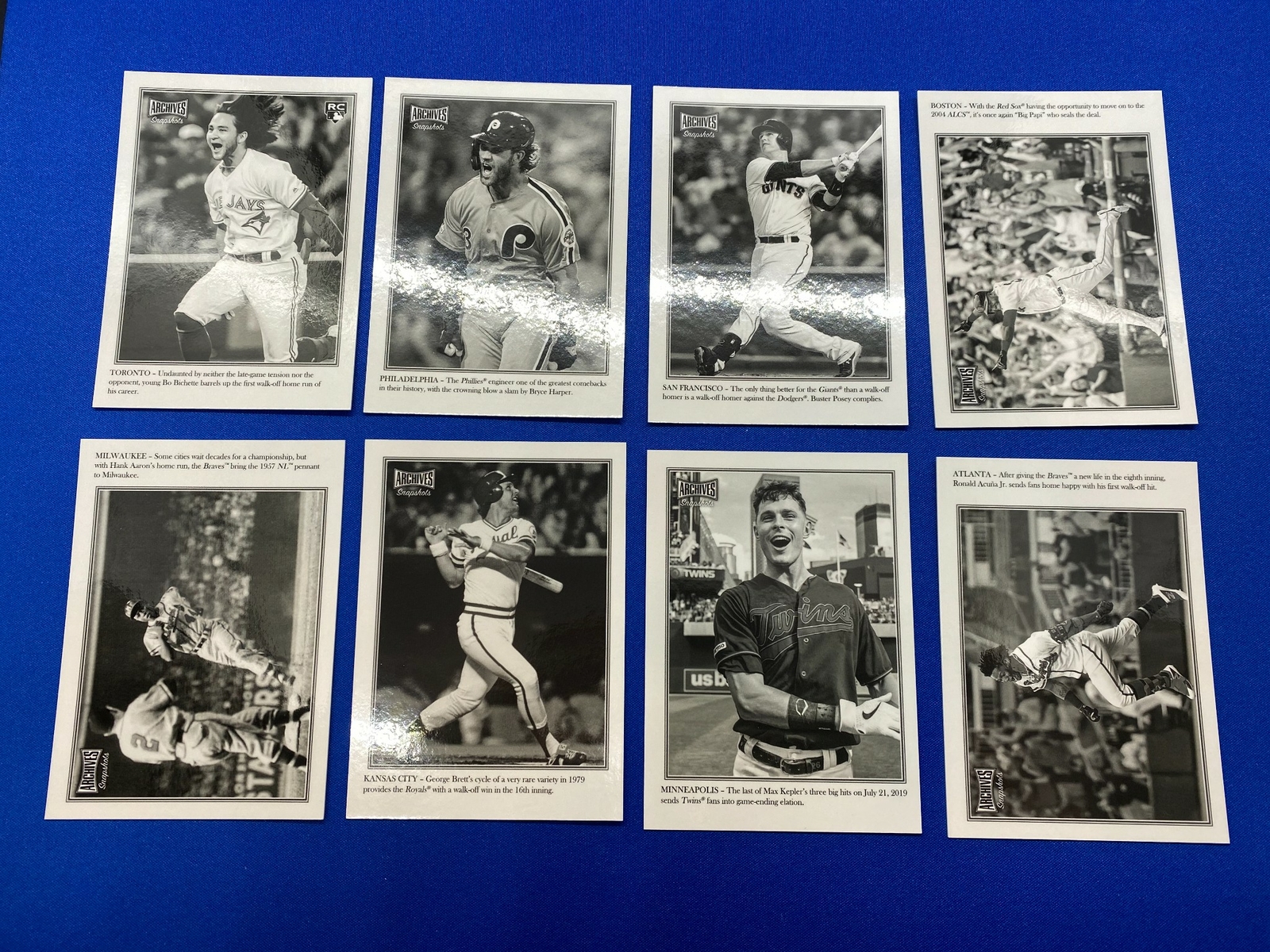2020 Topps ARCHIVES SNAPSHOTS WALKOFF WIRES INSERT You Pick From List