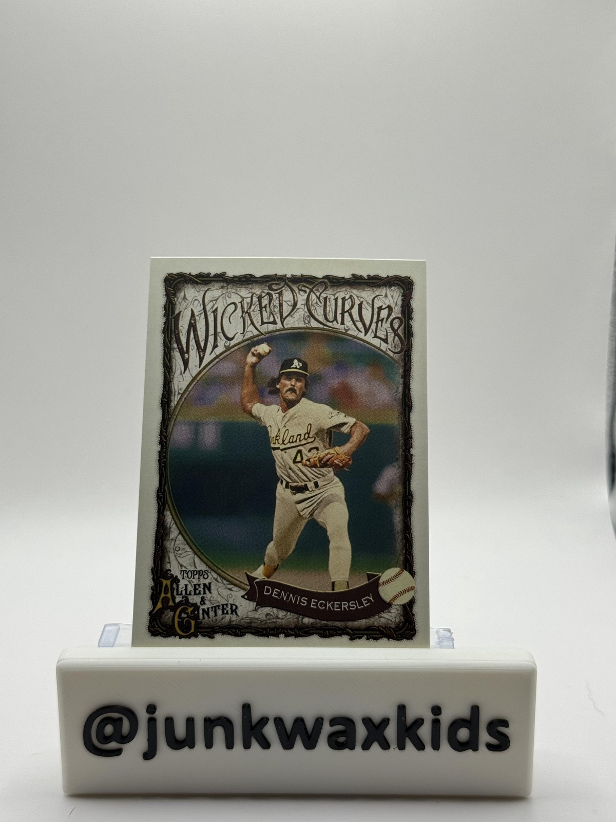 2025 Topps Allen & Ginter #WC-20 Dennis Eckersley Wicked Curves