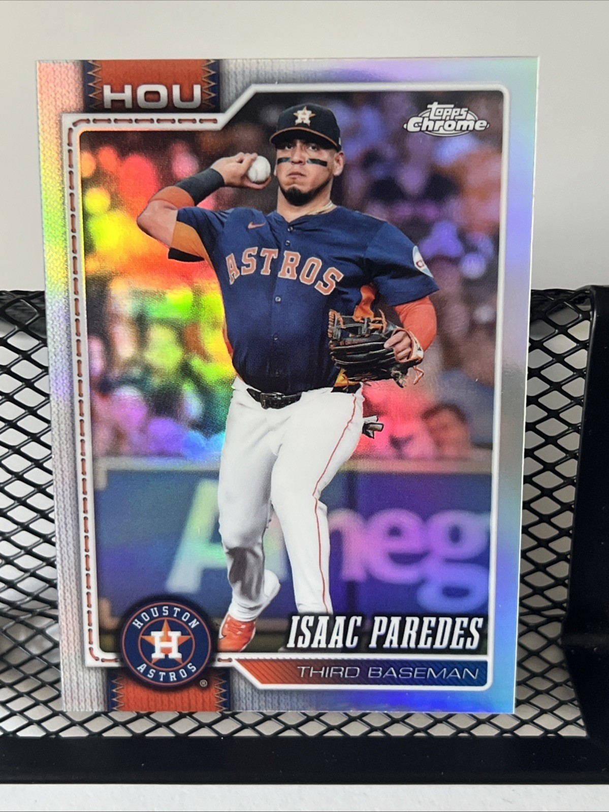 2026 Topps Chrome Isaac Paredes Refractor #32 Houston Astros