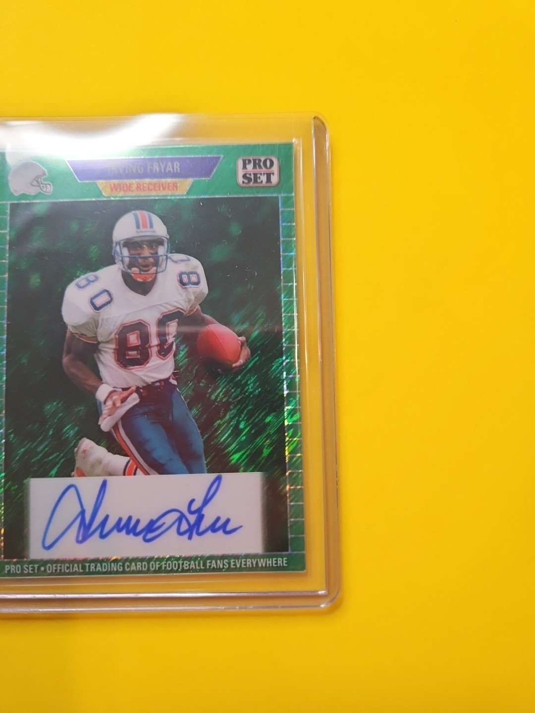 2024 LEAF PRESS PASS AUTHENTICS DUAL AUTO 2/7 TYREEK HILL IRVING FRYAR DOLPHINS