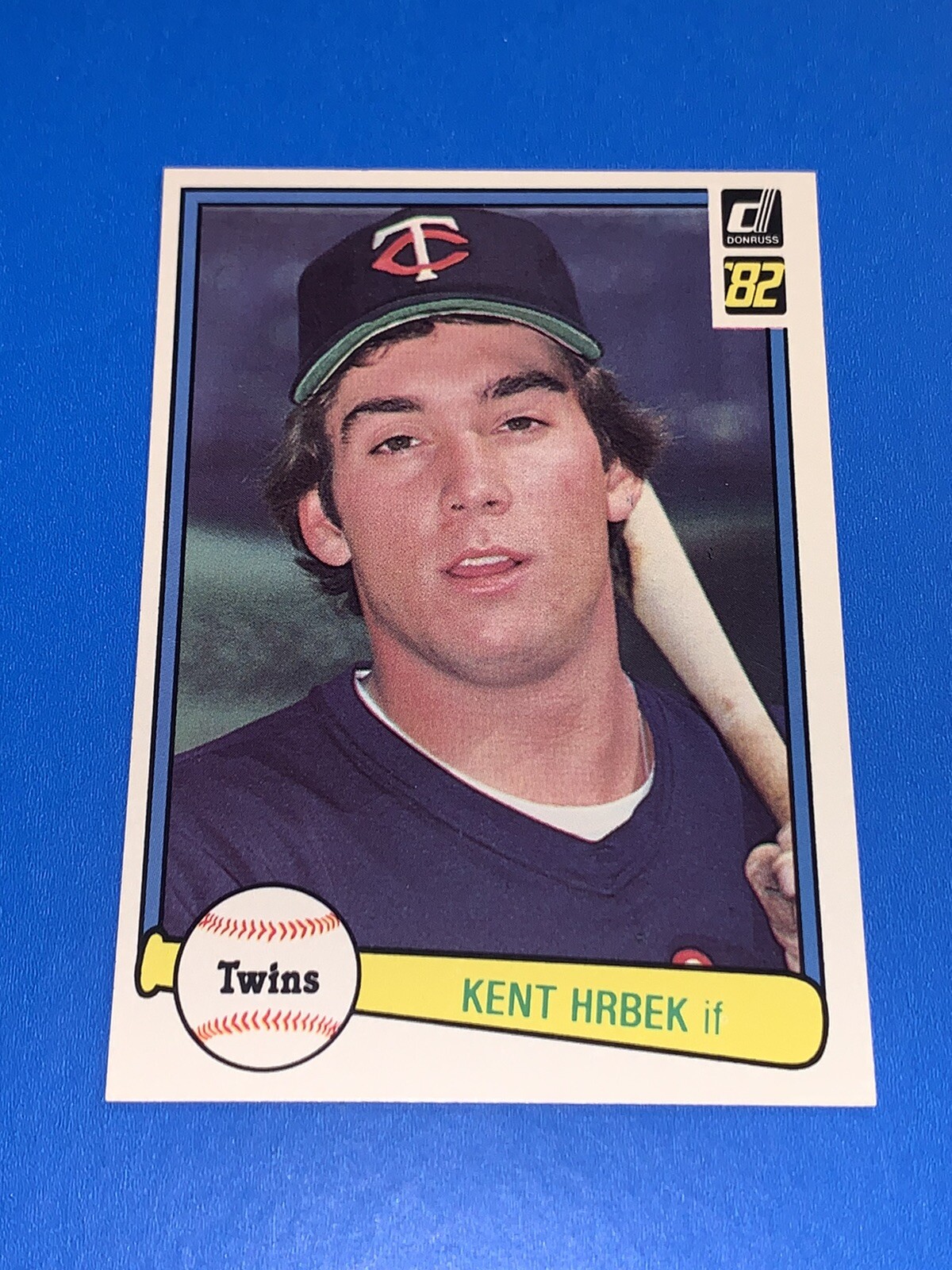 1982 Donruss Kent Hrbek Rookie Card #557 RC Minnesota Twins Set Break NM-MINT