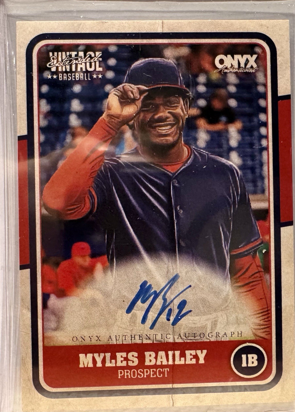 2025 Vintage Onyx On Card Auto Lot Alford, McMillan, Lalane, Jenkins, Bailey