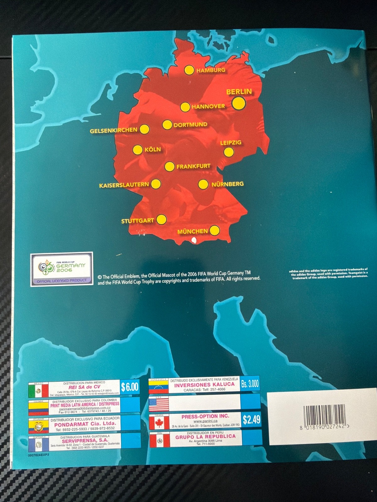Panini FIFA World Cup Germany 2006 Official Licensed Sticker FULL SET W/596