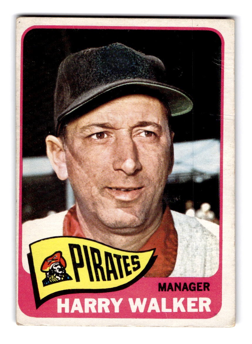 1965 Topps #438 Harry Walker Pittsburgh Pirates