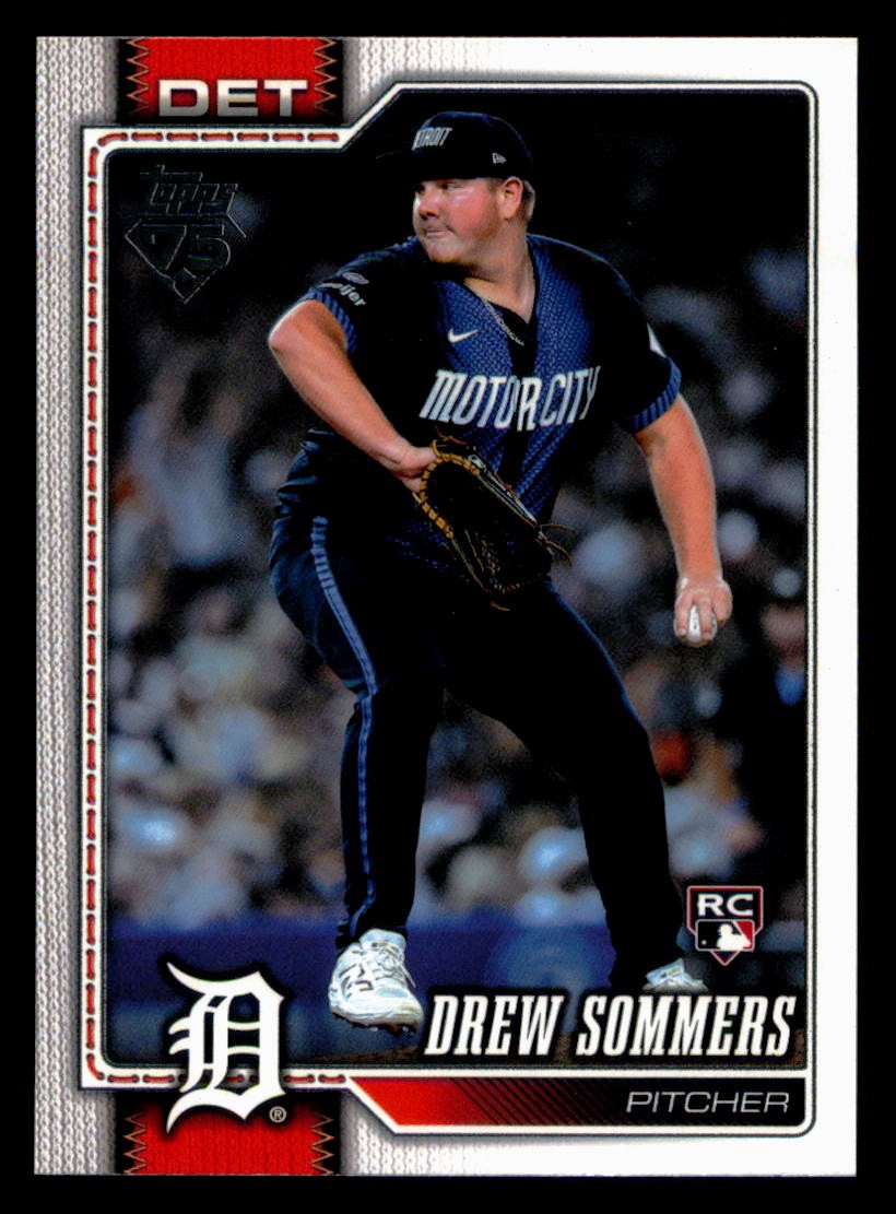 Drew Sommers Rookie 2026 Topps #387 Detroit Tigers