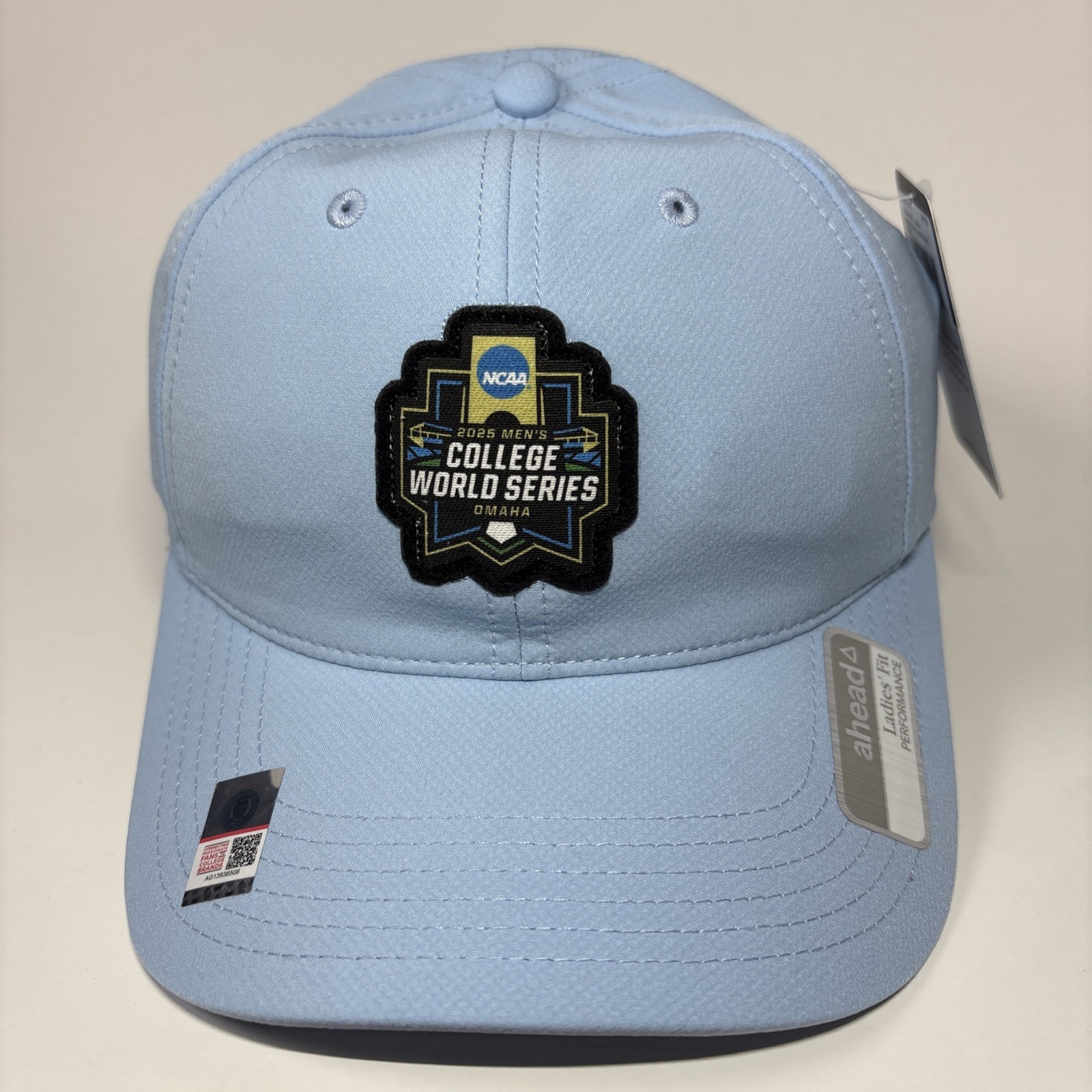NCAA 2025 Men’s College World Series StraBack Hat Cap NEW! Baseball Ladies AHEAD