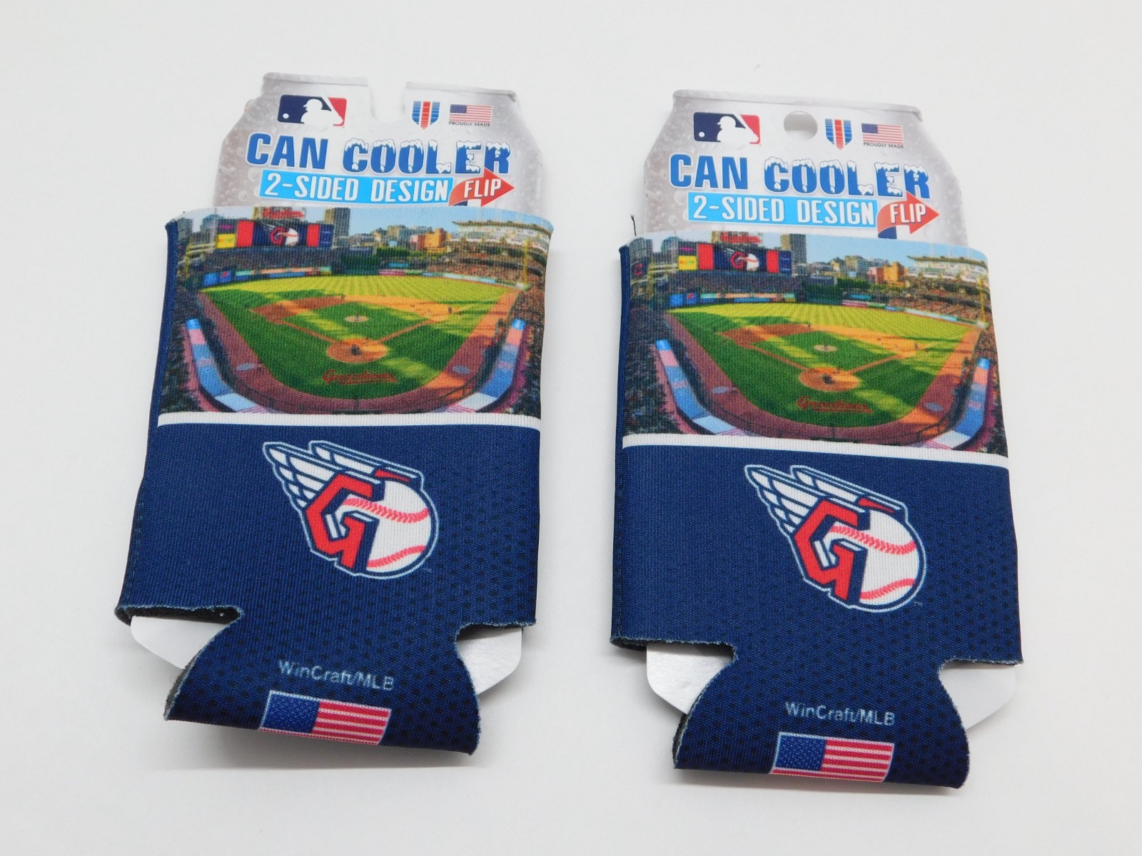 Cleveland Guardians Can Cooler Koozie 12 oz. Baseball MLB 2-Sided New-2 each