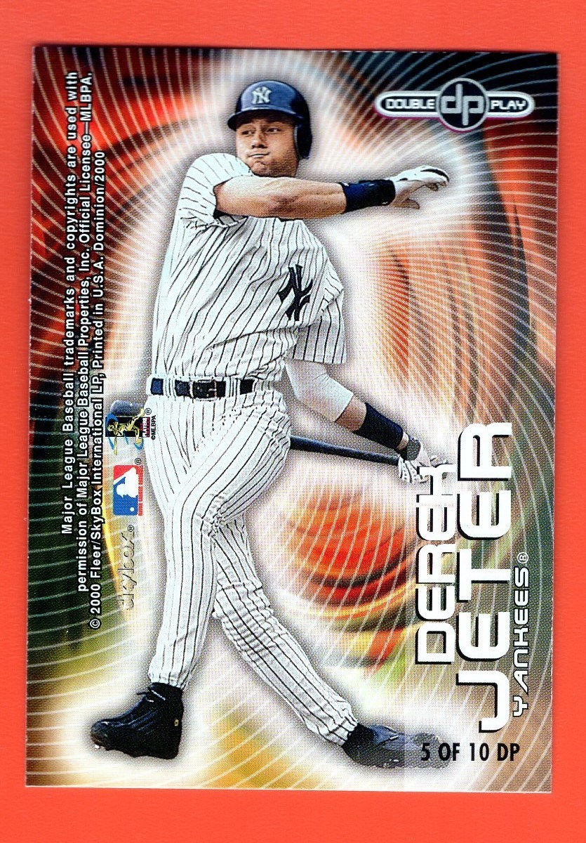 2000 SKYBOX DOUBLE PLAY CAL RIPKEN JR/ DEREK JETER BV $12.00