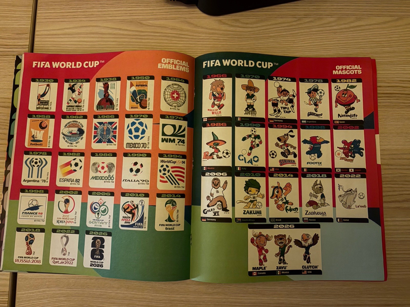 FIFA World Cup 2026 Official Panini Album + 25 Random Stickers White Border