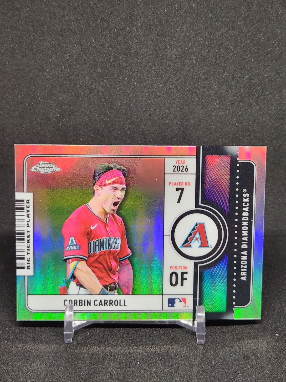 2026 Topps Chrome #BTP-6 Carbin Carroll – Big Ticket Players – Diamondbacks