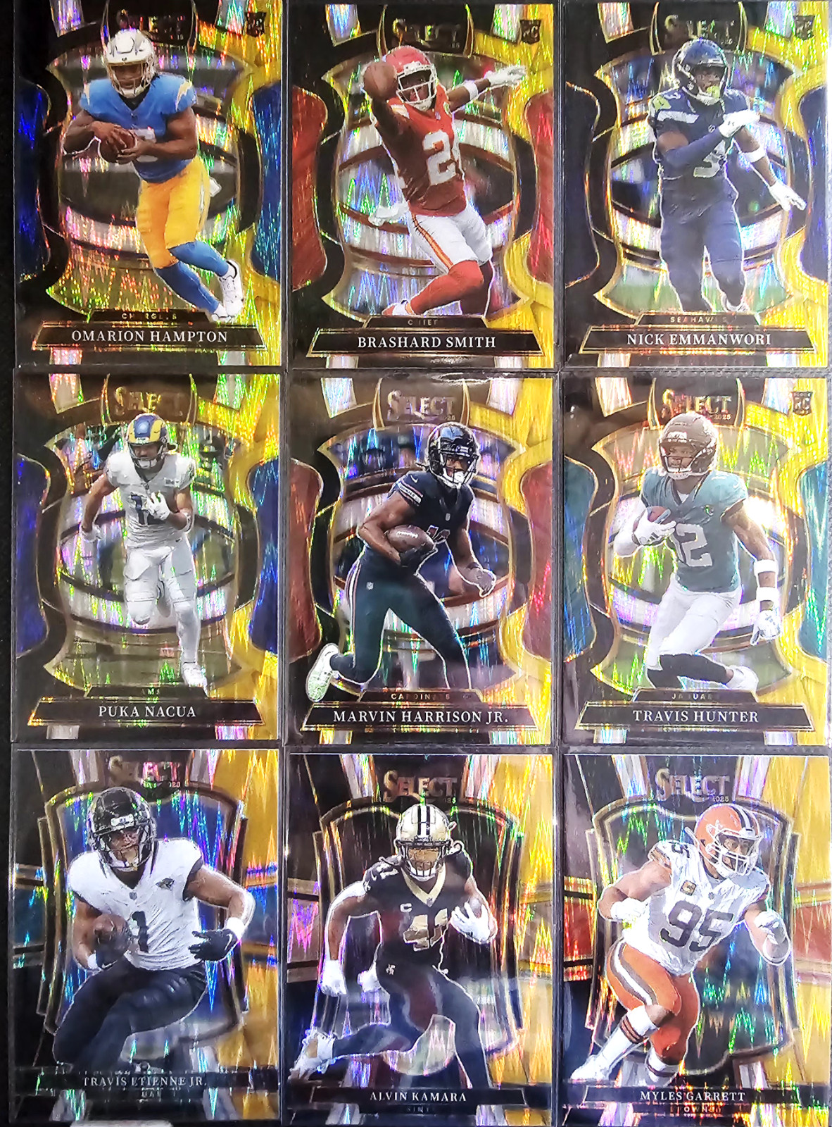2025 Panini Select Football Shock Parallel You Pick Singles!