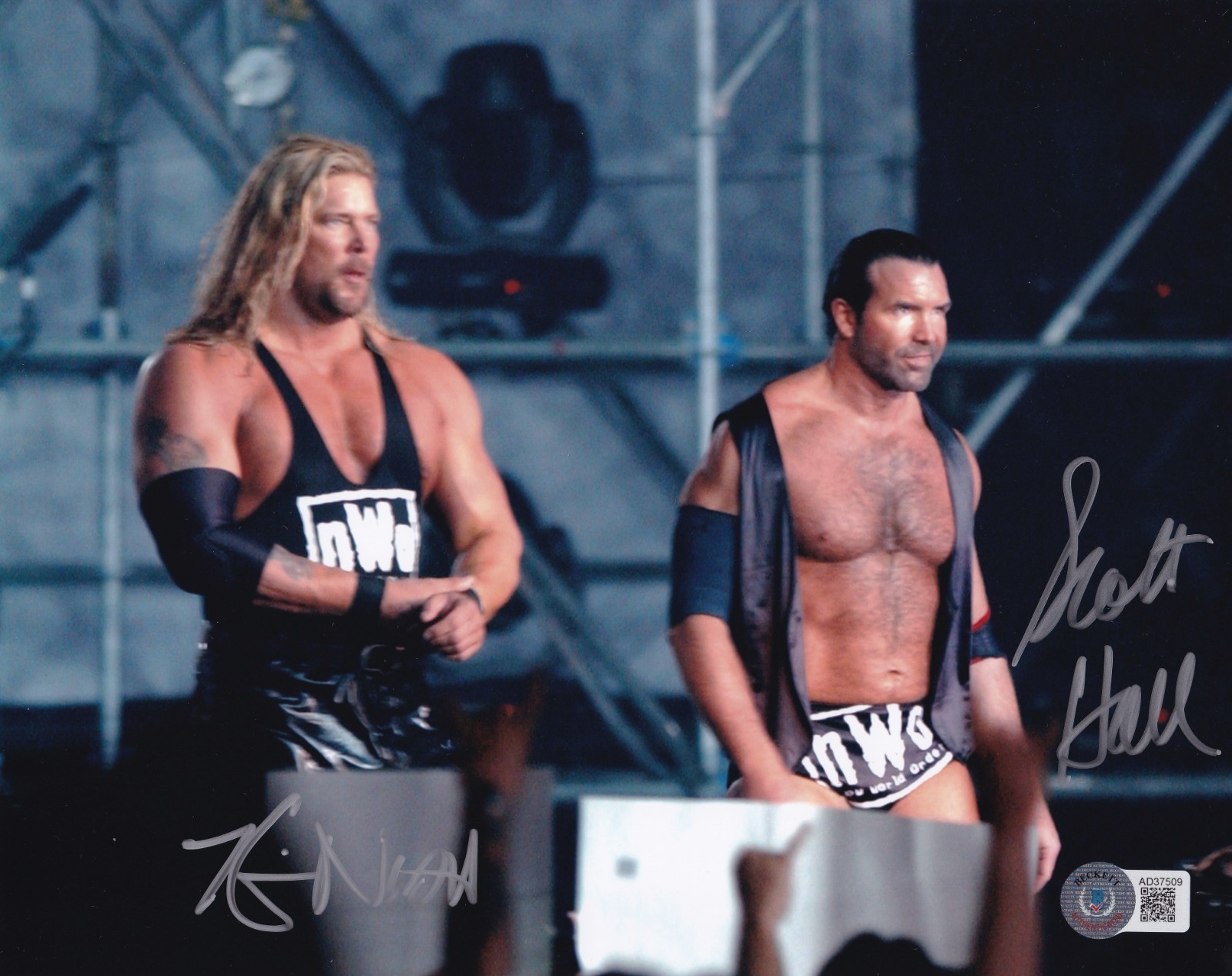 Scott Hall & Kevin Nash Signed WWE 8×10 Photo BAS COA WCW Picture Auto’d Diesel