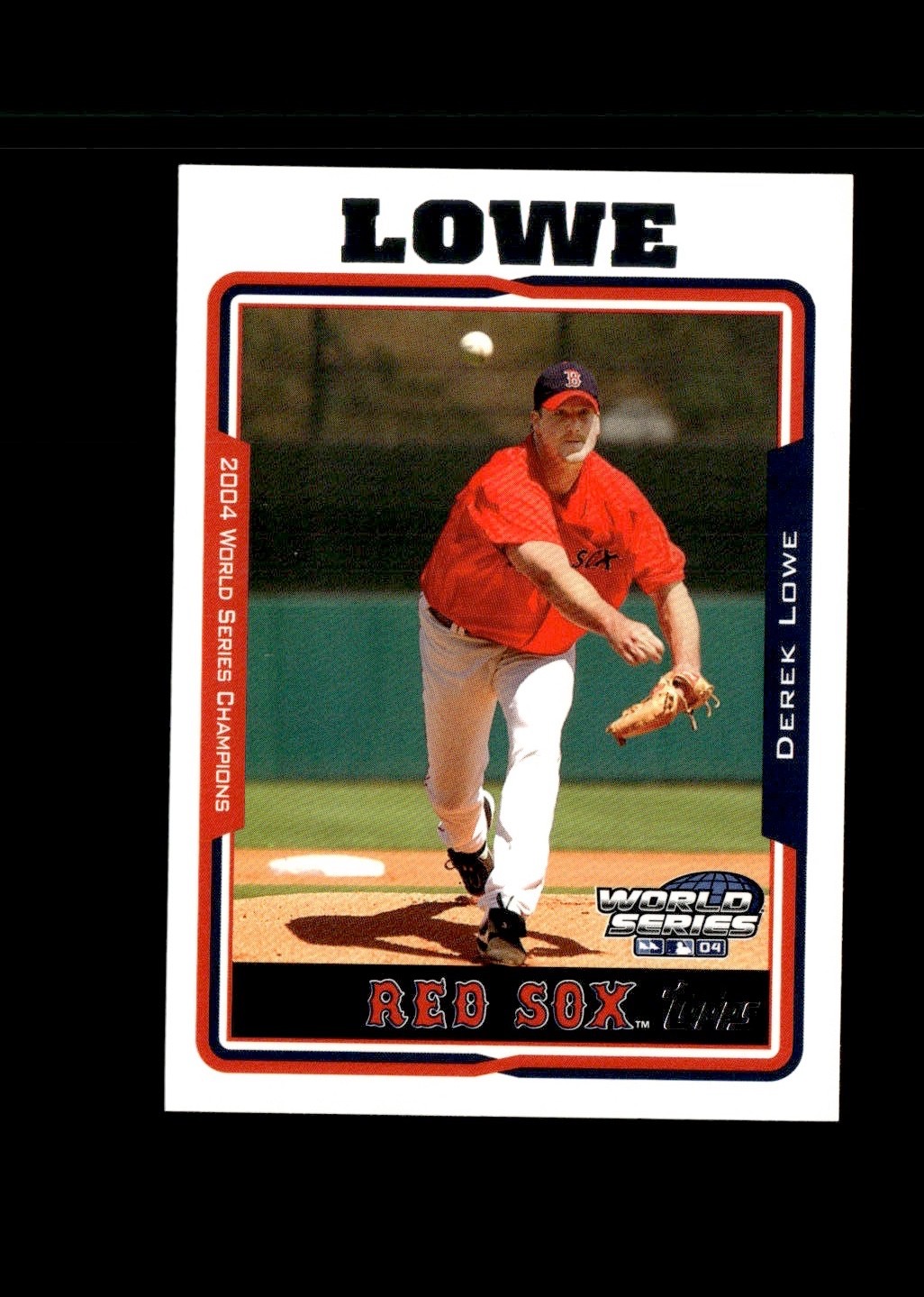 2004 Topps Boston Red Sox World Series Derek Lowe #5