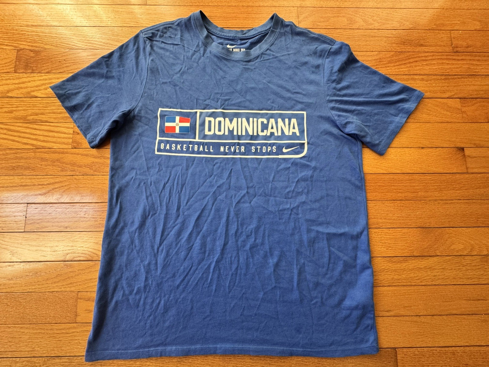 Dominican Republic National Team Game Used Nike Men’s Basketball TShirt Size L