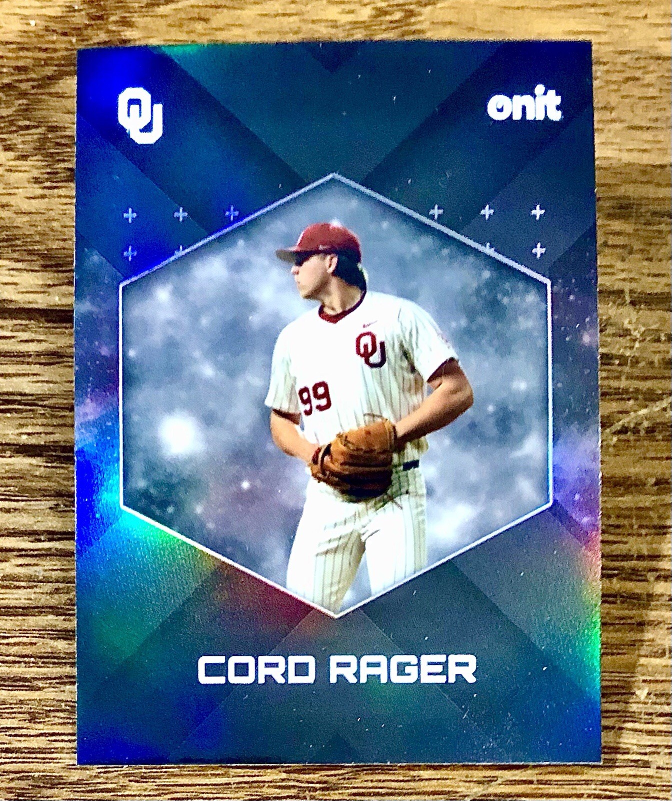 2026 Onit Gravity College Baseball Base Cord Rager #70 Oklahoma Sooners