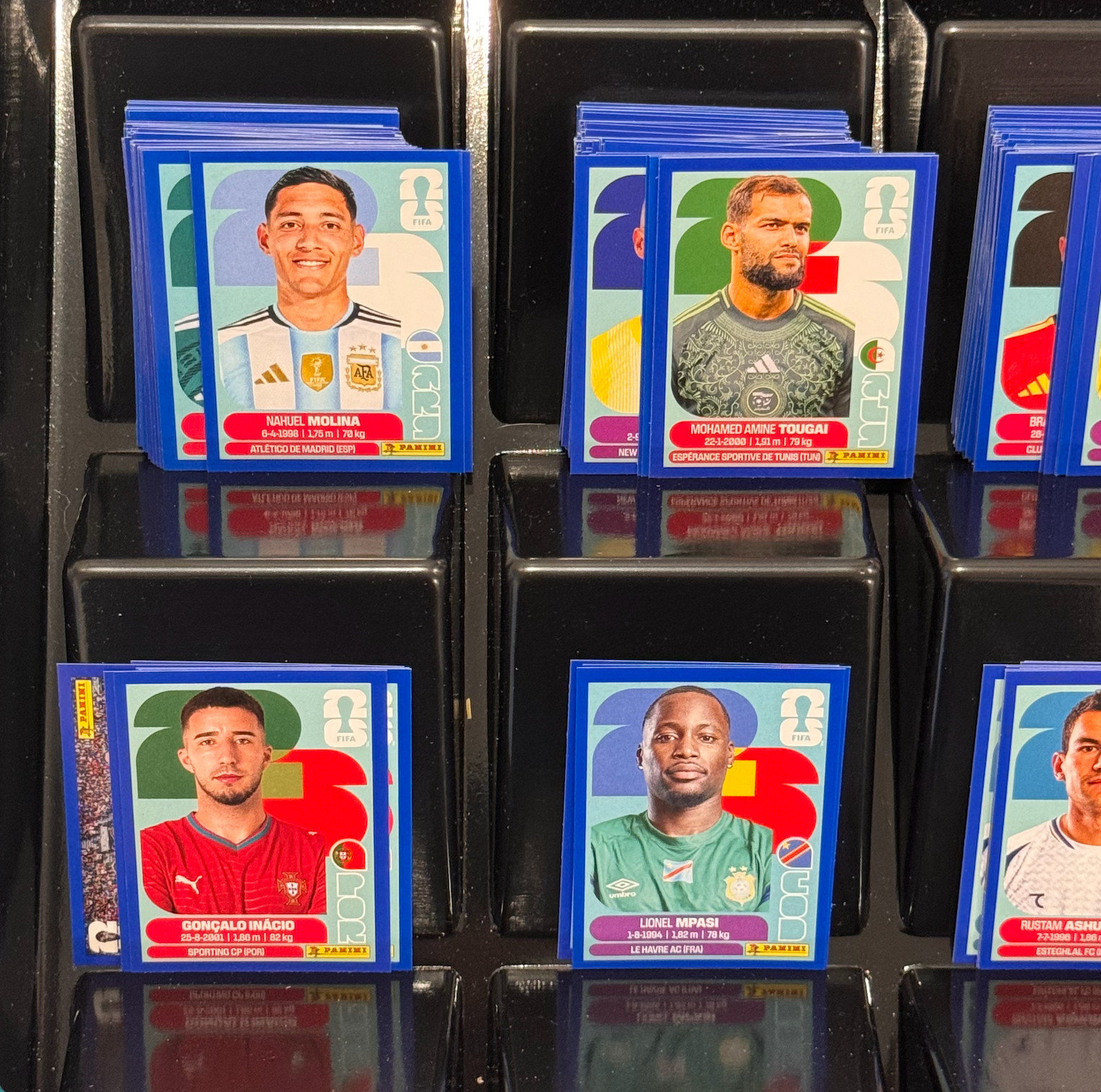 2026 Panini FIFA World Cup Sticker Blue Parallel Complete Lot Group J K L