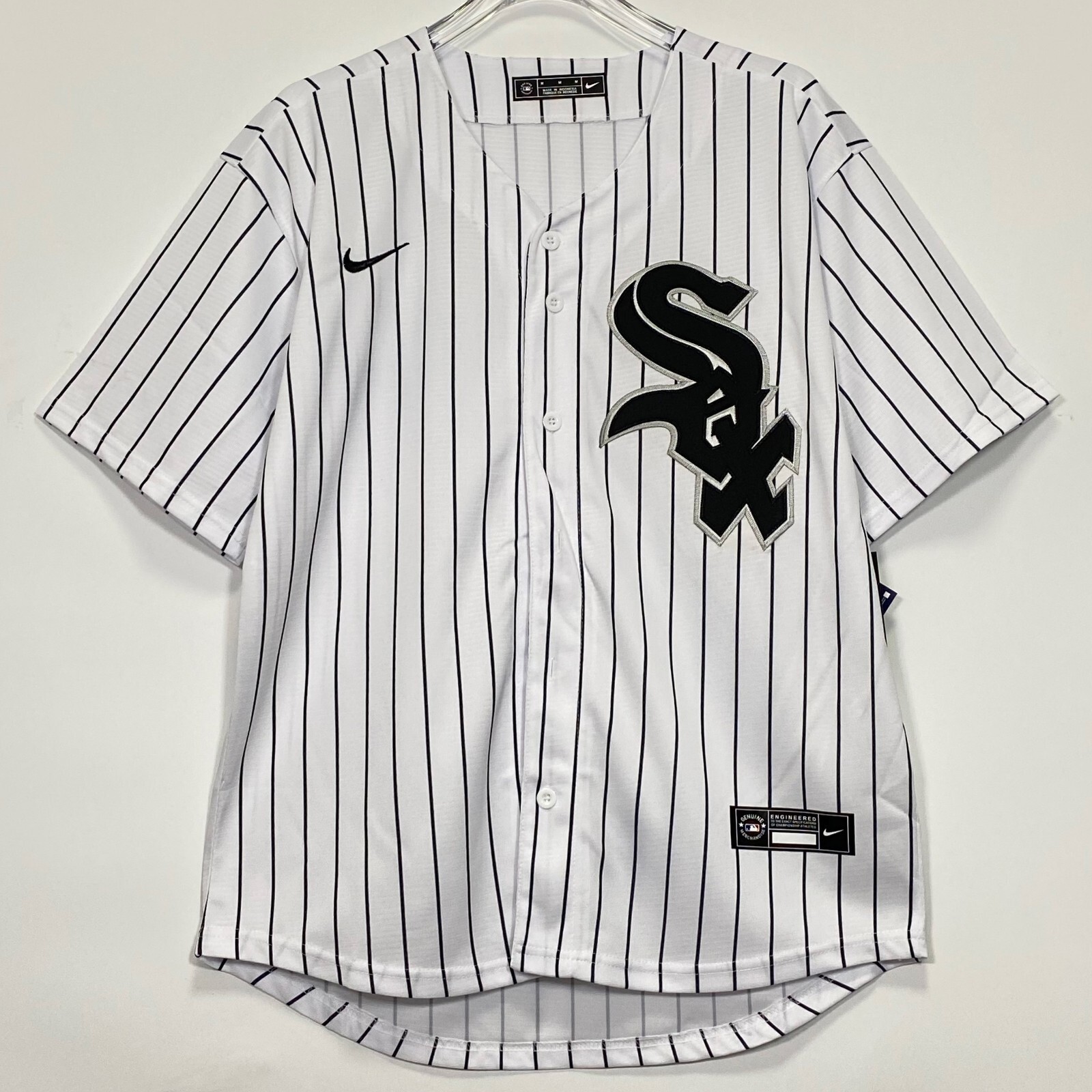 White Sox, Baseball Jersey, Blank, Stitched, White, S/M/L/XL/2XL/3XL