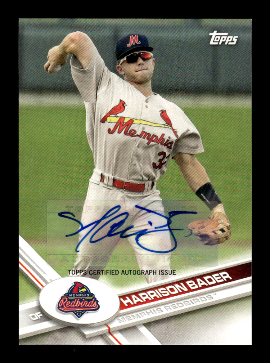 2017 Topps Pro Debut Harrison Bader #163 Autograph
