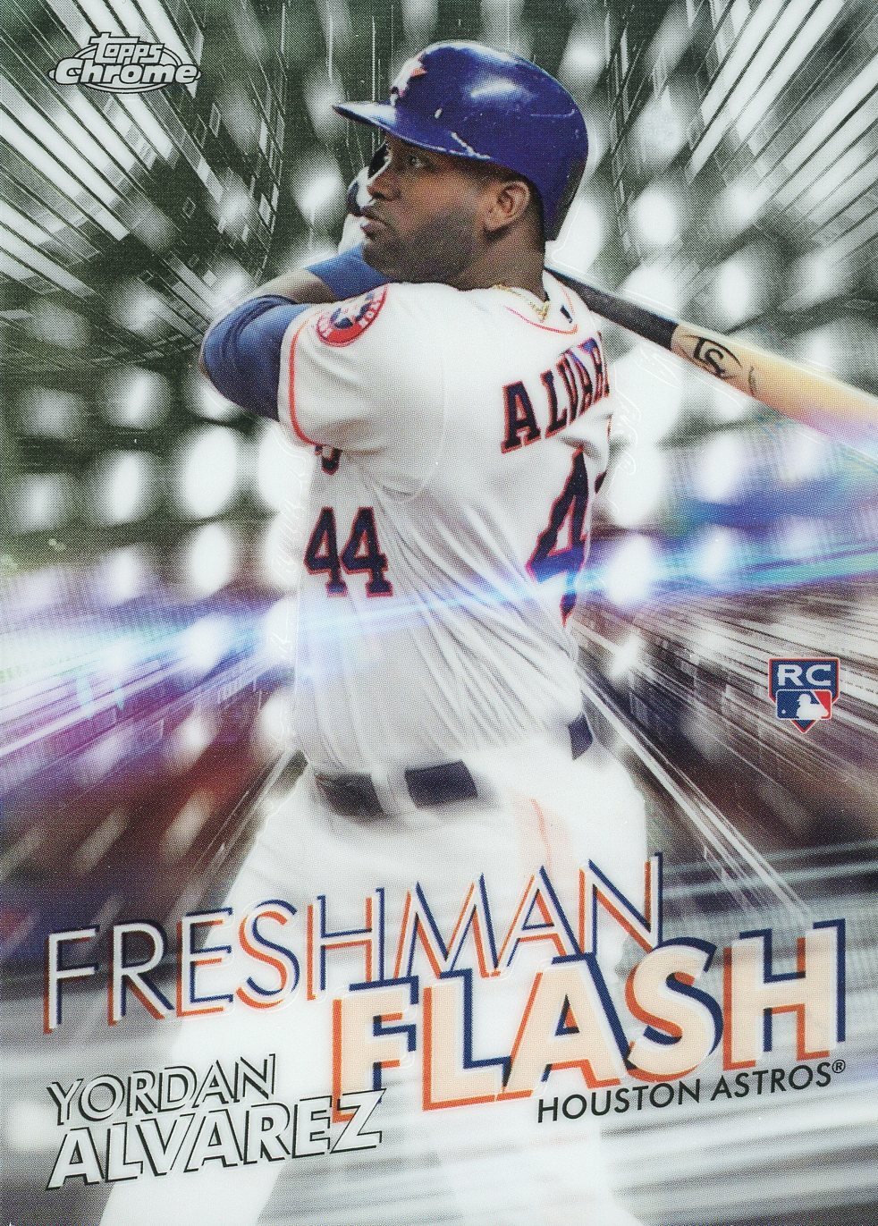 2020 Topps Chrome Yordan Alvarez #FF-15 Freshman Flash Rookie Card (RC)