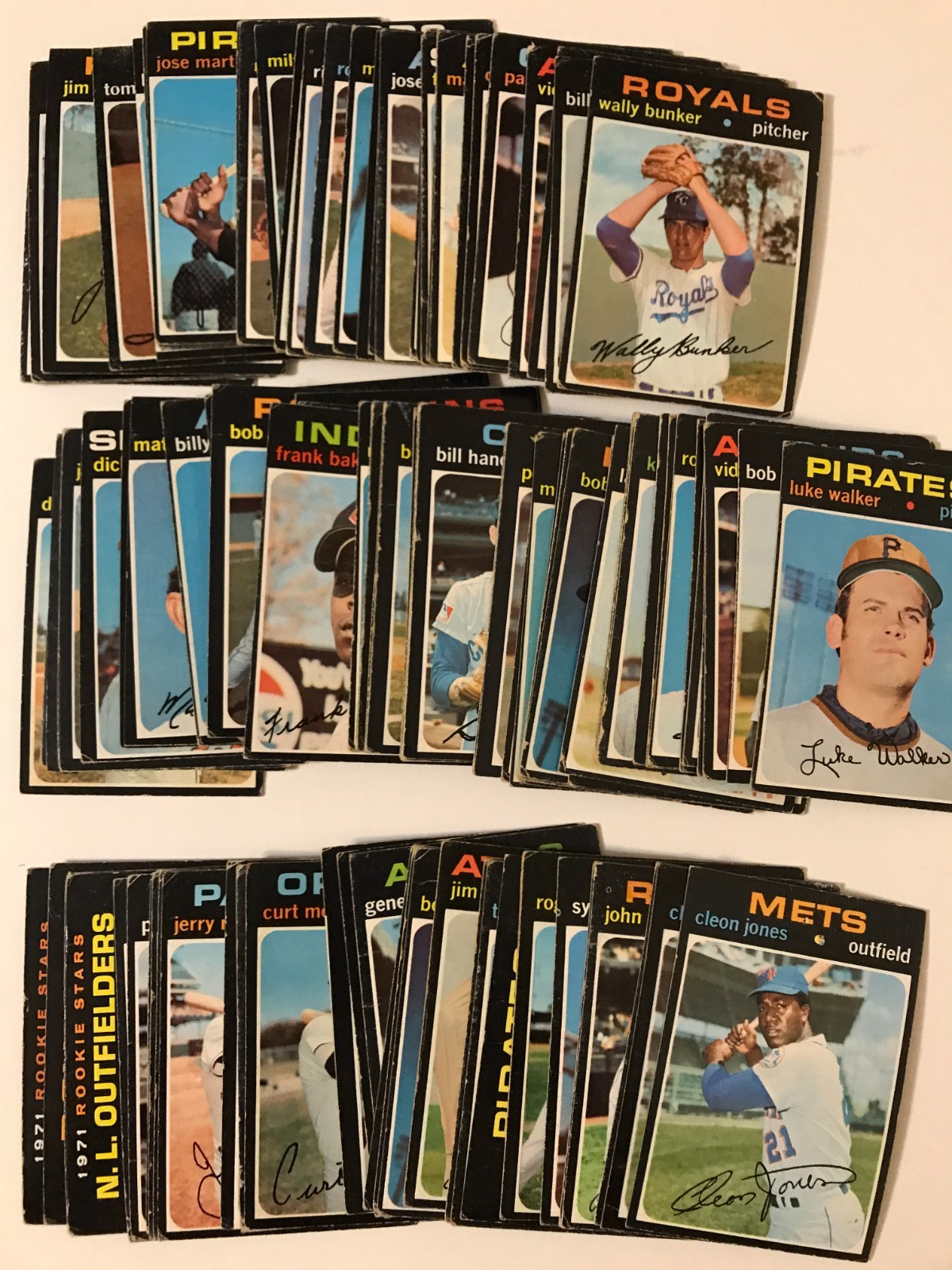 1971 Topps Baseball – #s 524 – 752 – You U Pick – High Numbers – VG -Pr-See Pics