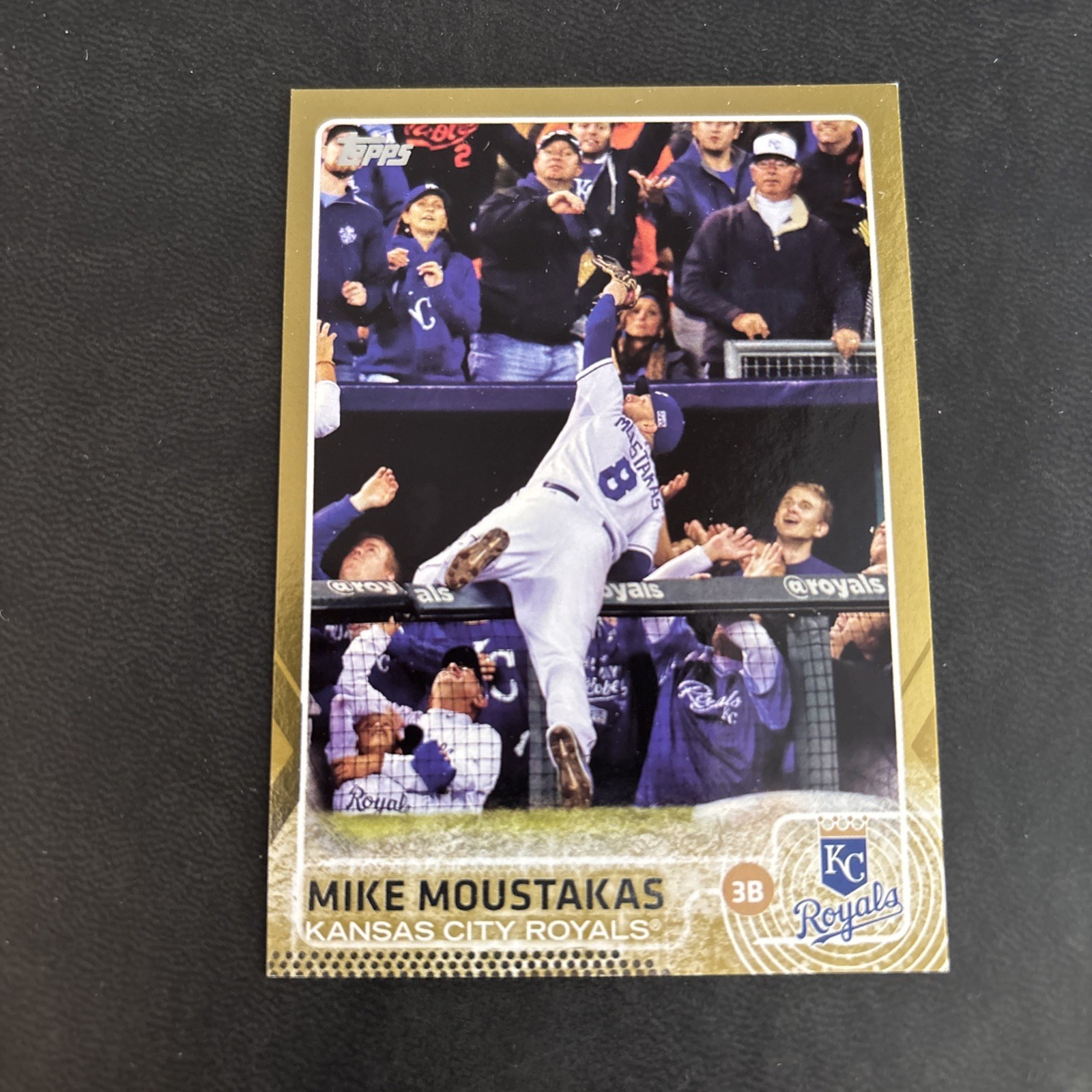 2015 Topps – Mike Moustakas #461 Gold /2015