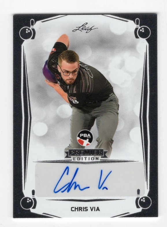 2023 Leaf PBA Premier Edition Chris Via Auto #BA-CV1 Autograph
