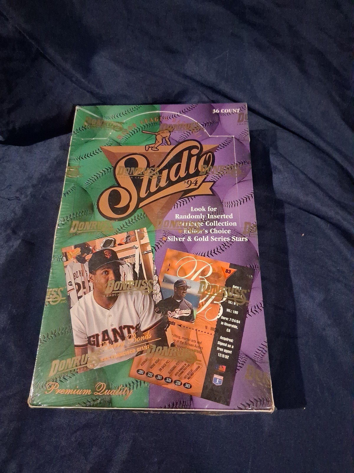 1994 Donruss STUDIO baseball factory sealed hobby factory sealed box