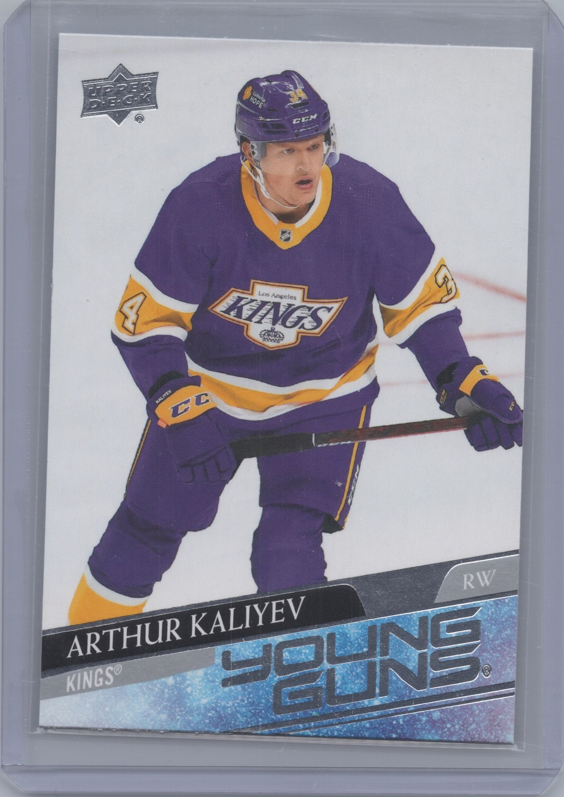 2020-21 Upper Deck #701 Arthur Kaliyev French