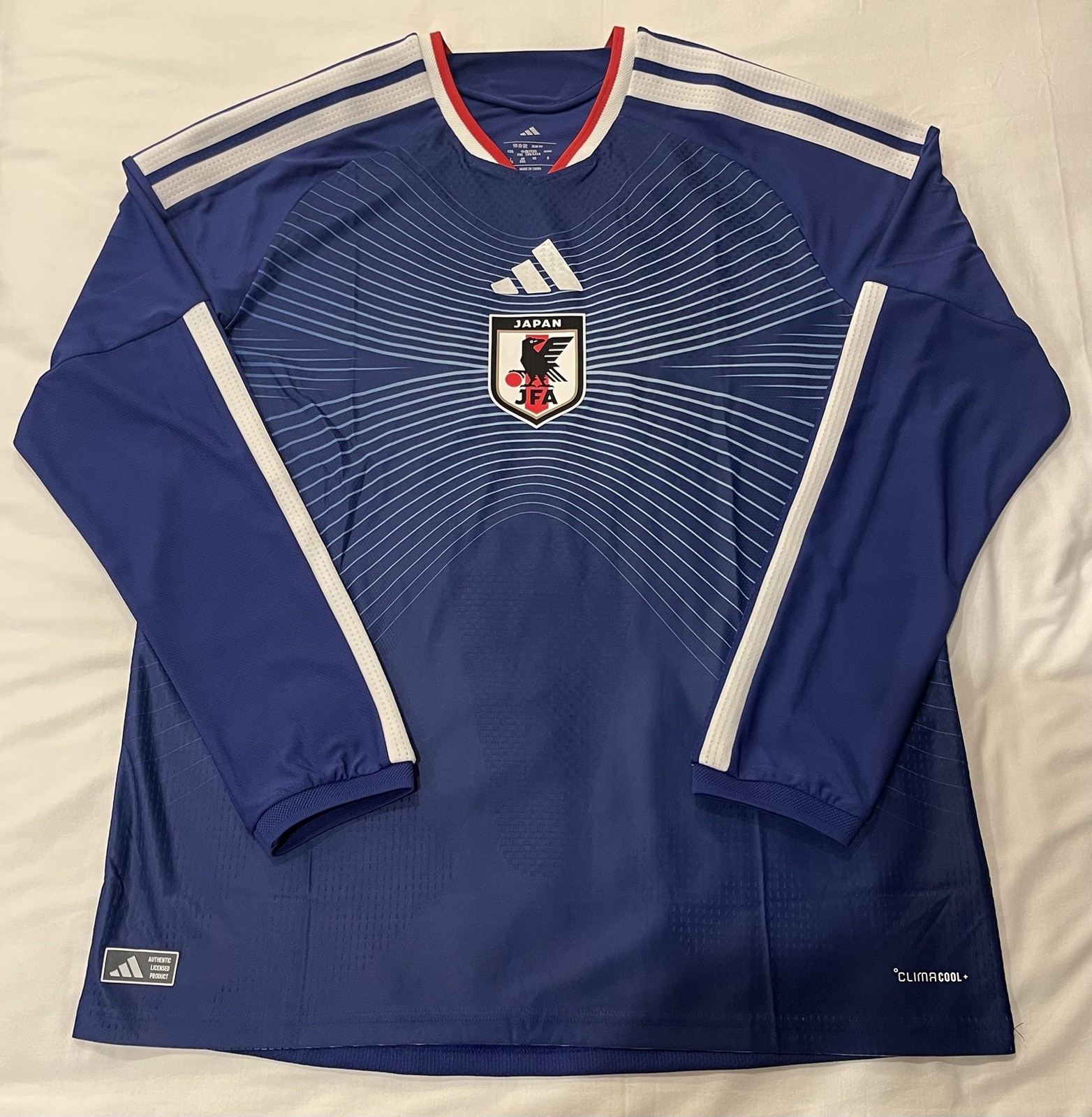 adidas Japan 2026 Home Long Sleeve Authentic Jersey Size XL