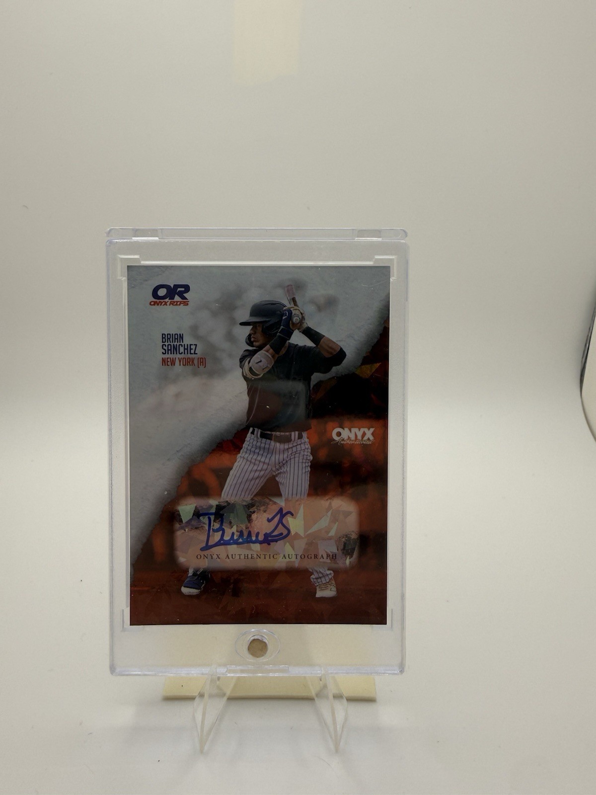 2024 Onyx Rips Base AUTO (ICE) #RA-BRSA Brian Sanchez /465