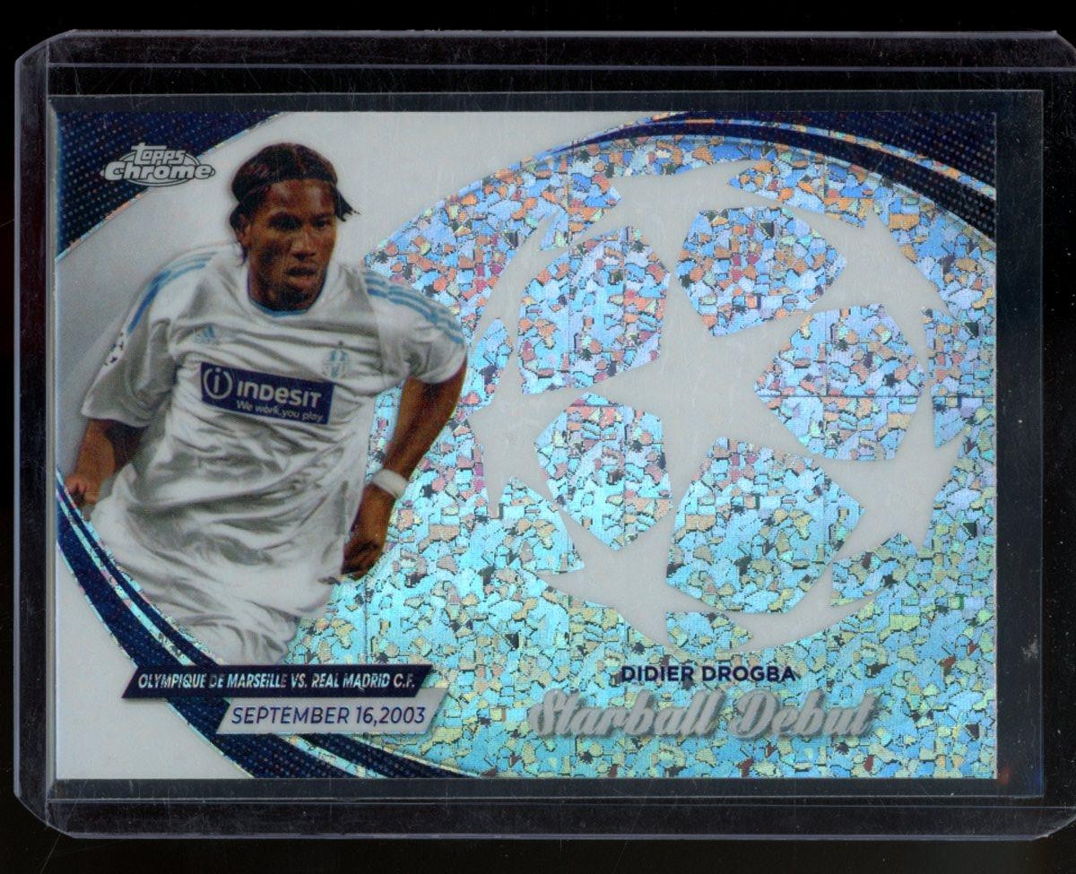 2023-24 Topps Chrome UEFA Club Competitions #SD-7 Didier Drogba Starball Debuts