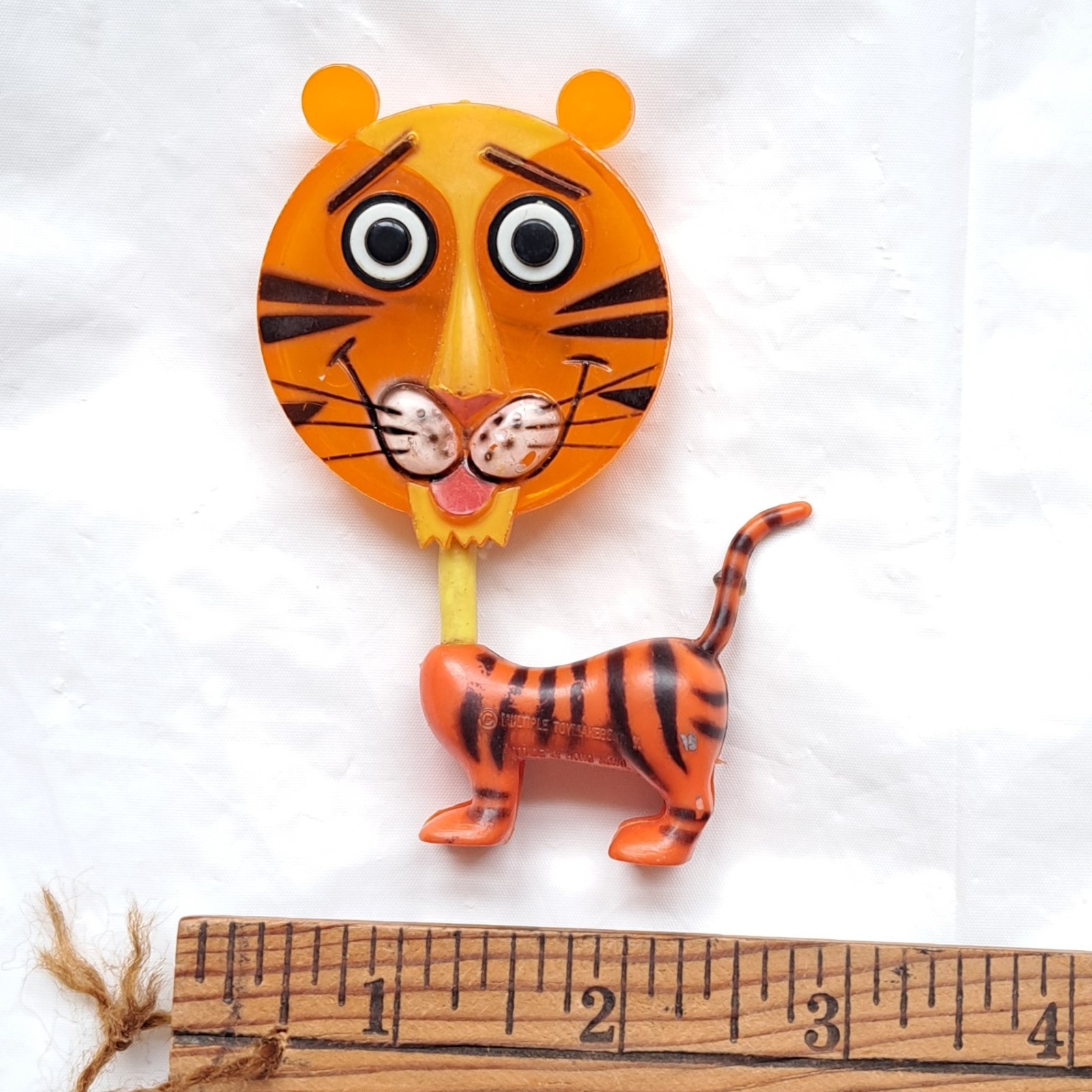 Vintage Tiger (Detroit Tigers?) Pin made by Multiple Toymakers NY Hong Kong 60s