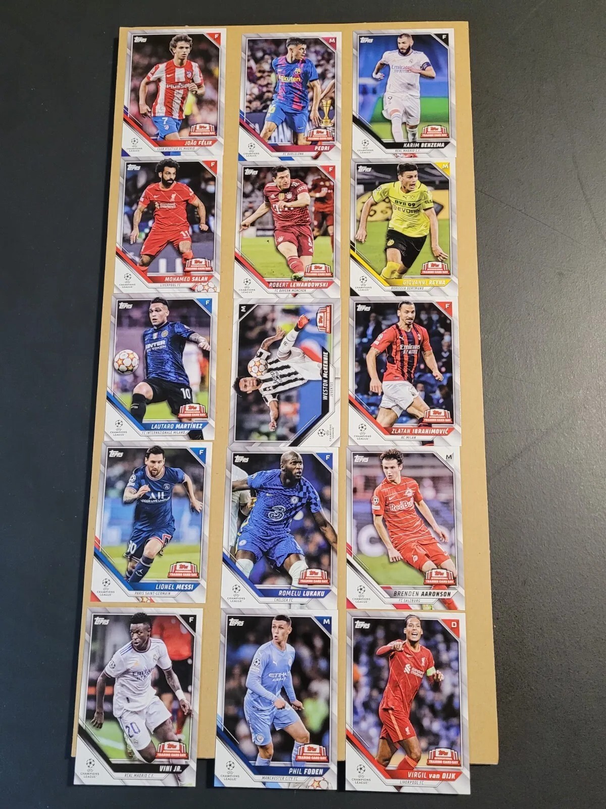 2022 Topps International Trading Card Day Soccer Complete Set CLBC1-30