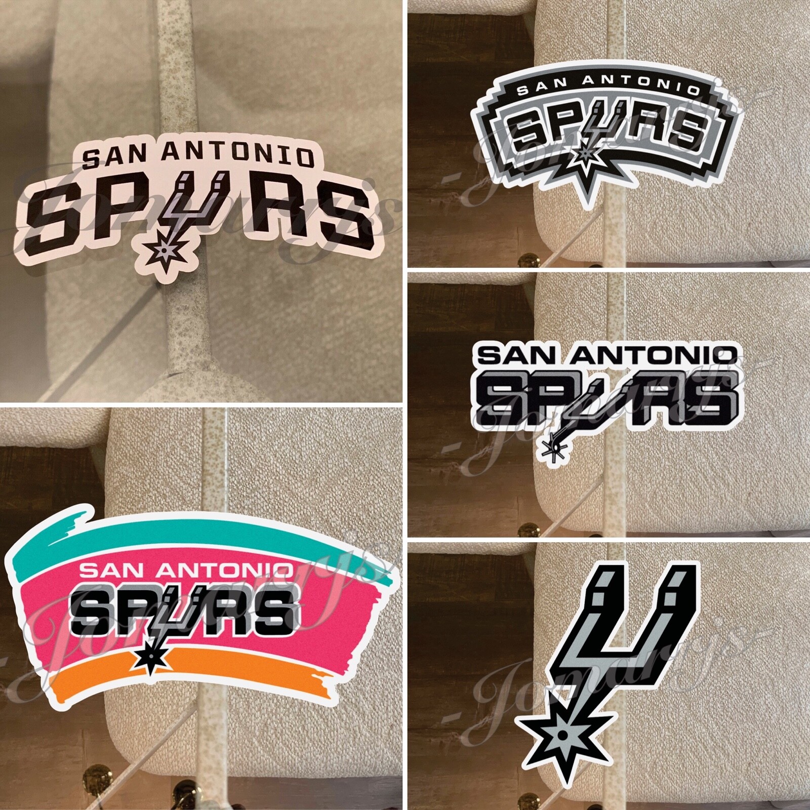 San Antonio Spurs Basketball Team Logo NBA Sticker Decal Vinyl #GoSpursGo