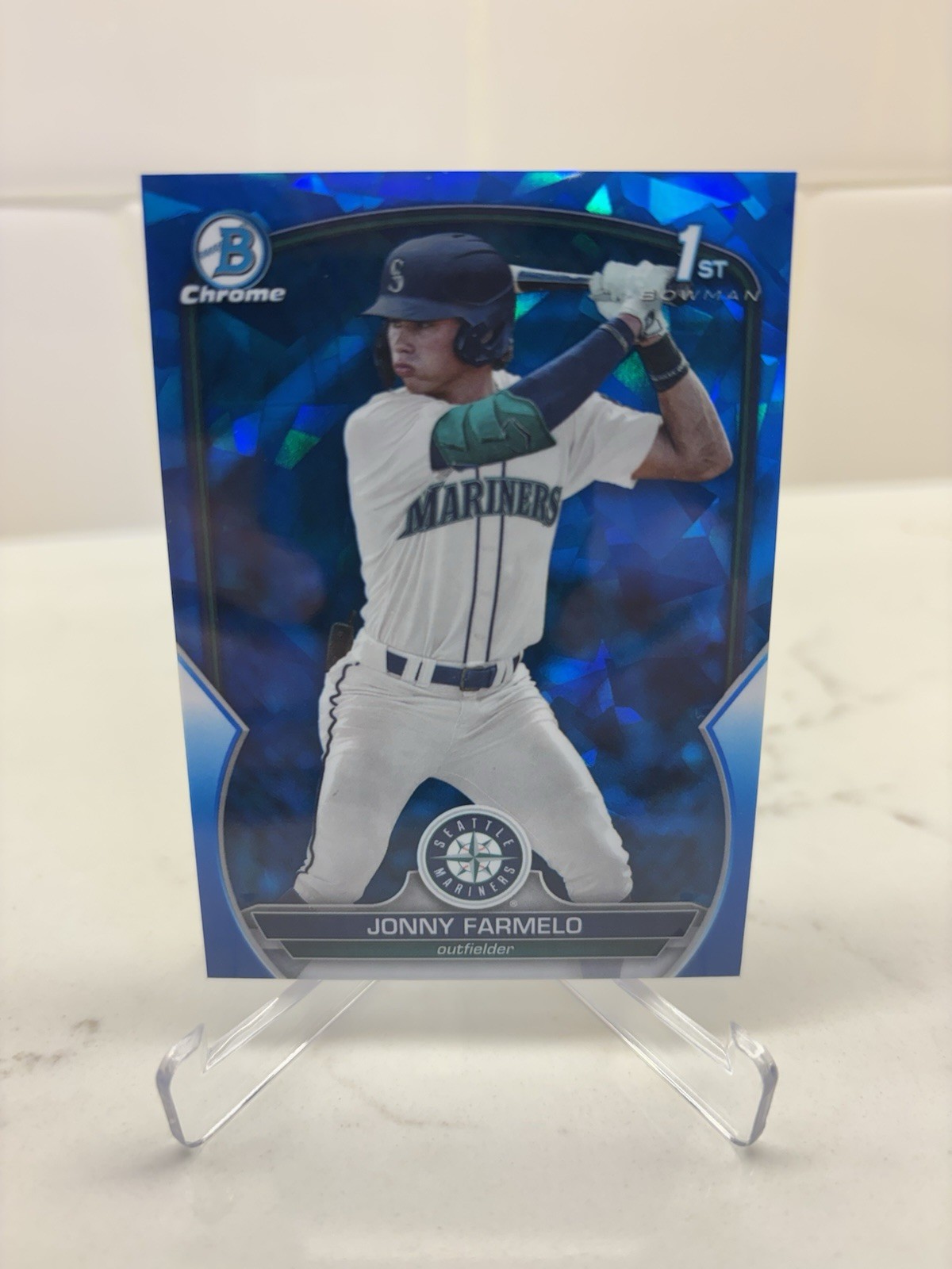 2023 Bowman Draft Sapphire Edition Jonny Farmelo #BDC-177 Seattle Mariners