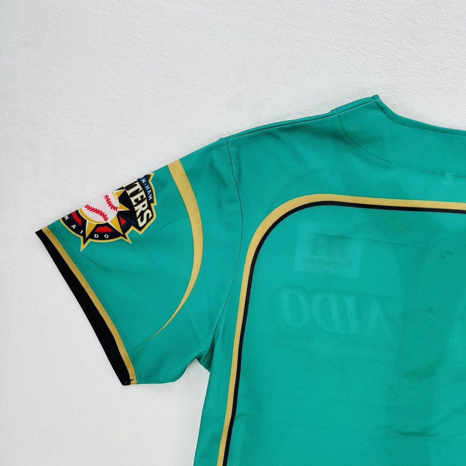 Hokkaido Nippon-Ham Fighters Jersey Mens Large Green Japan NPB Baseball Shirt