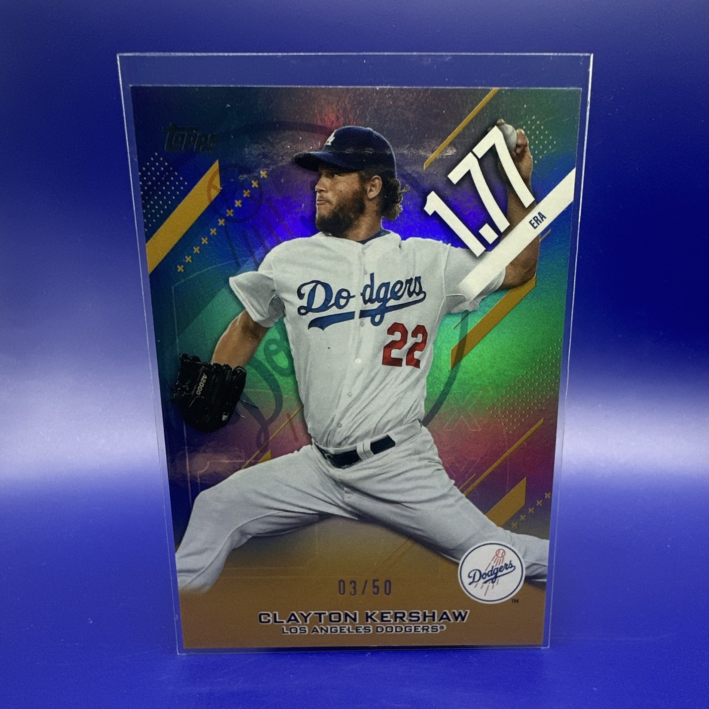 Topps Clayton Kershaw Dodgers 2026 Series 2 Crooked Numbers CN-23 03/50