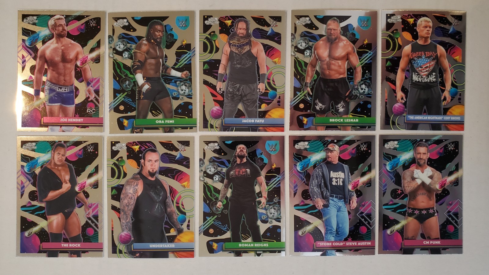 2026 Topps Cosmic Chrome WWE – BASE CARDS – Card #s 1-200 – U Pick