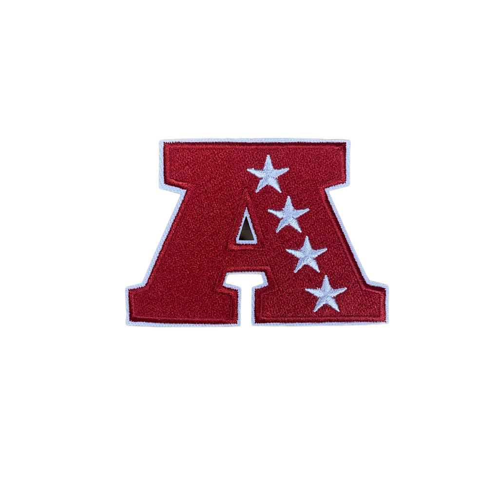 Set Of 3 AFC + NFC CONFERENCE + Small NFL shield Logos IRON ON PATCHES