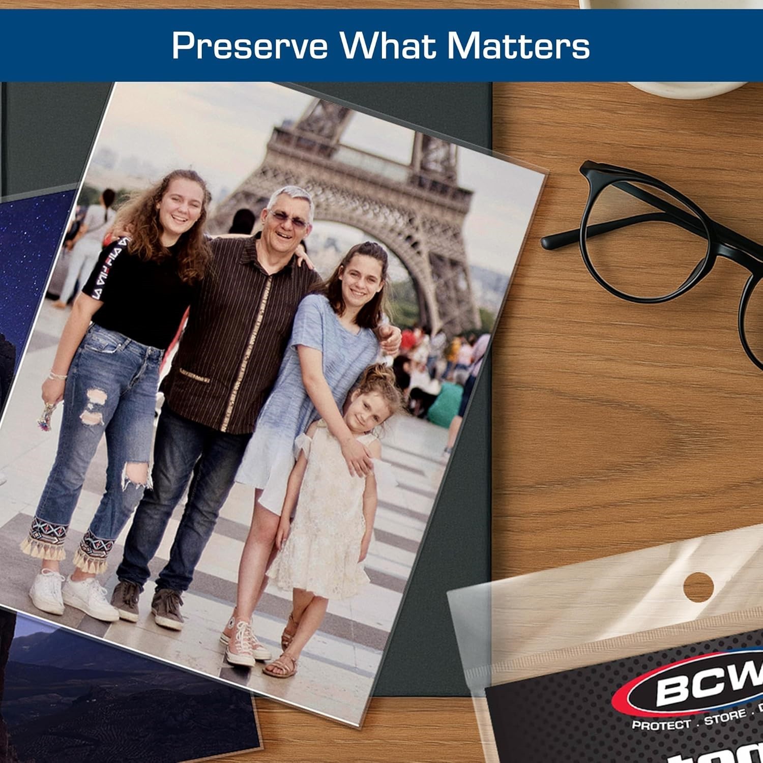 Photo Photograph Protection Sleeves 6×8 1 Pack of 100 Acid Free Archival Quality