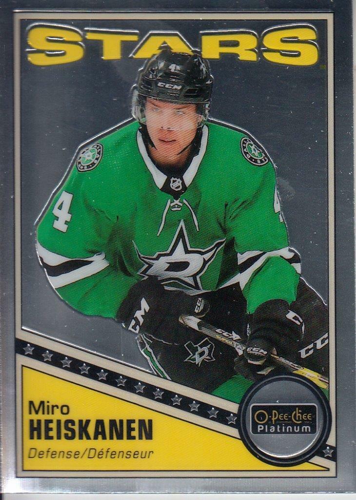 2019-20 O-Pee-Chee Platinum Retro #R43 Miro Heiskanen Stars