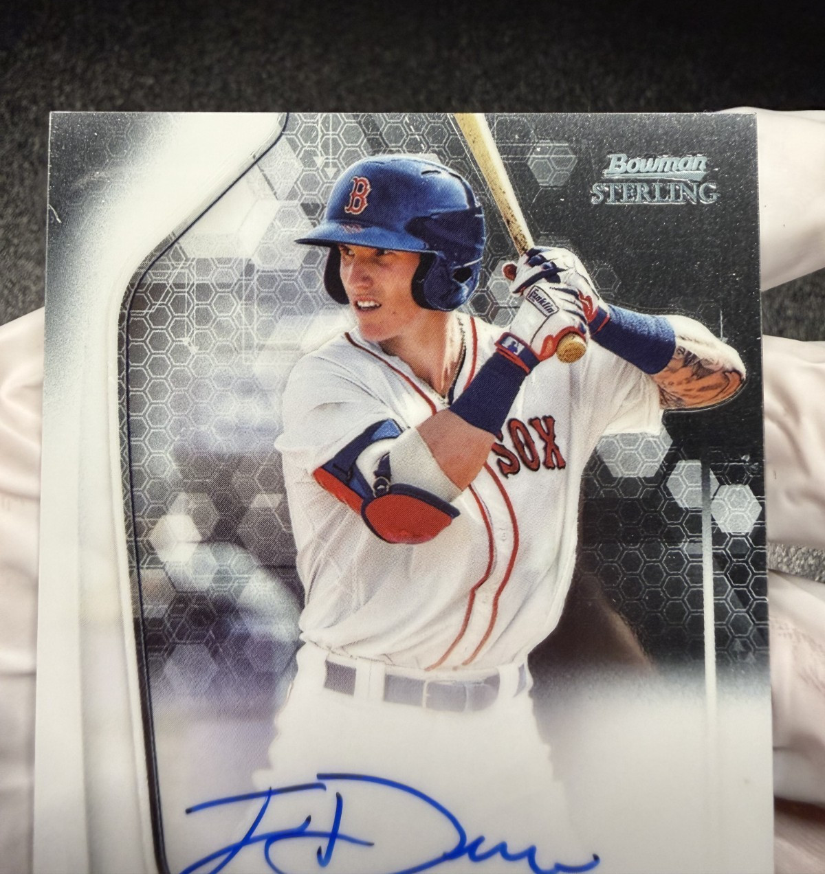 2020 Bowman Sterling – Jarren Duran On Card Prospect Auto #BSPA-JDU Red Sox [2]