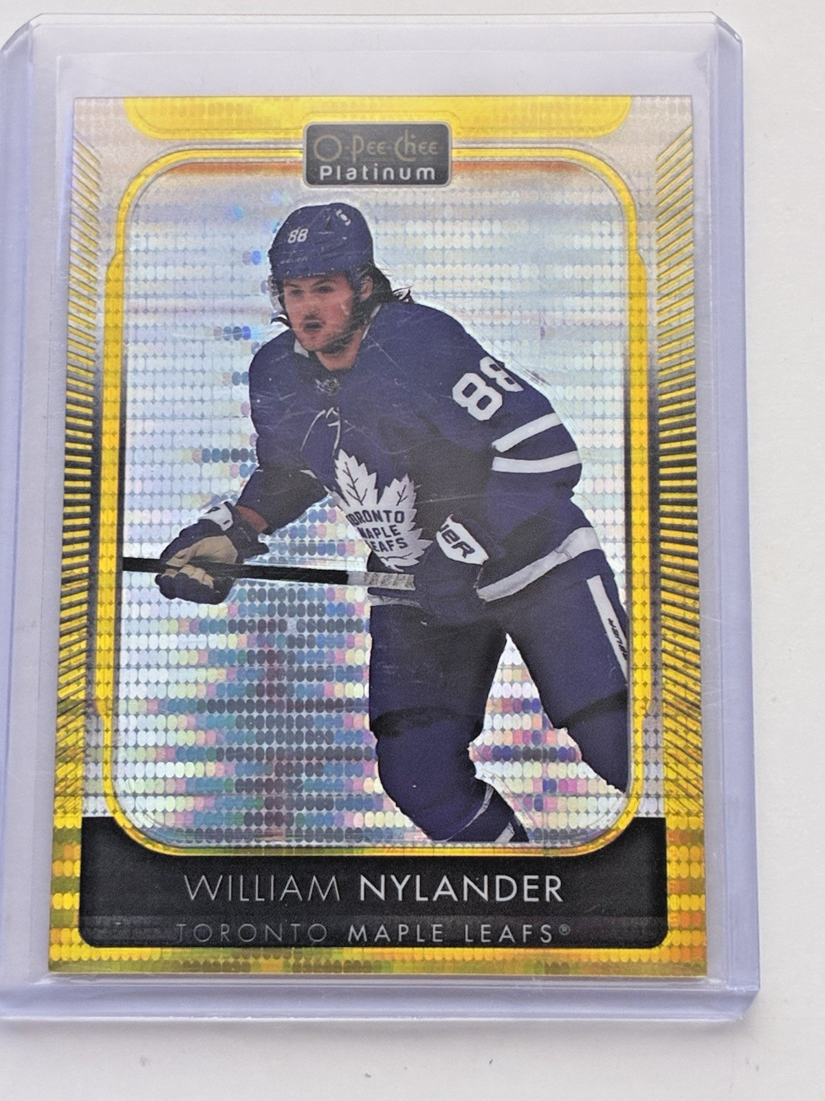 2021-22 O-Pee-Chee Platinum – William Nylander #111 Seismic Gold /50