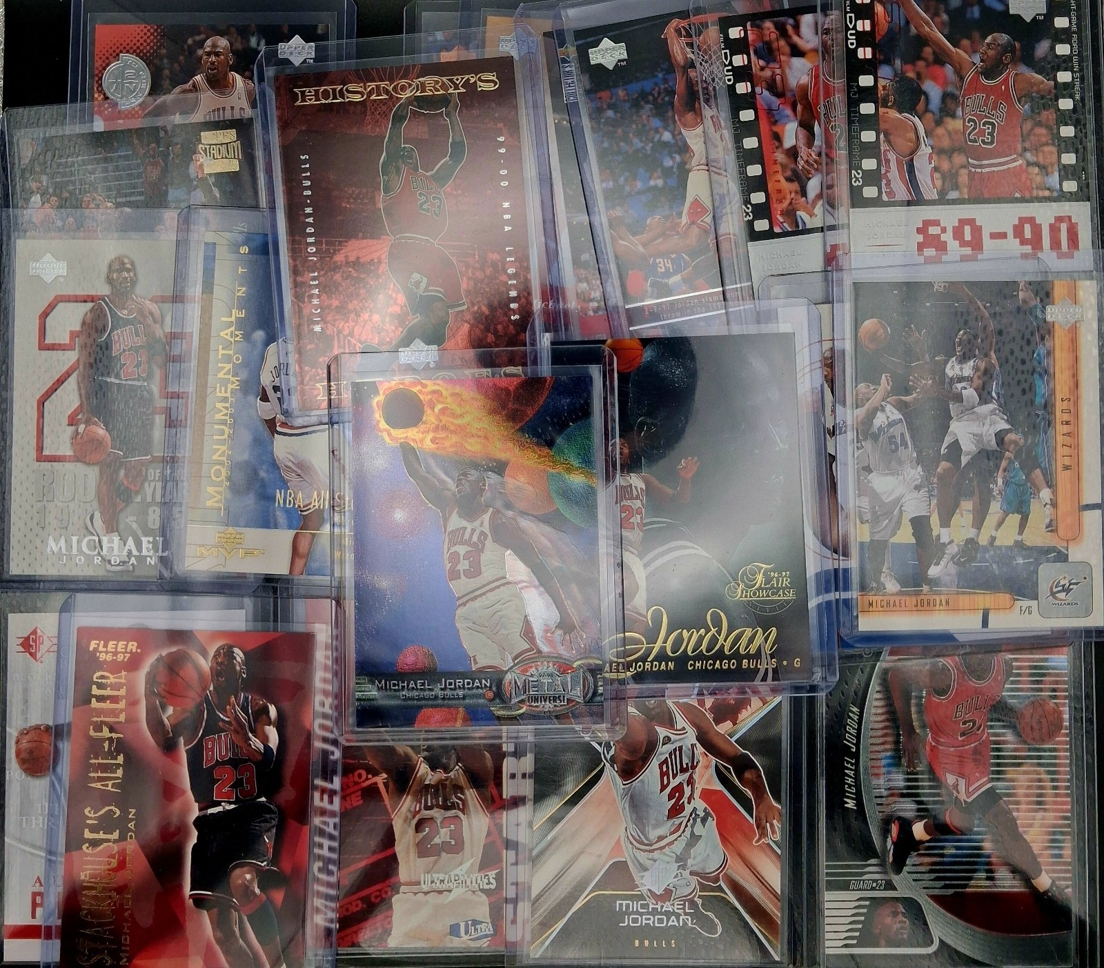 Michael Jordan Metal Universe 1997-98 #23 Lot Flair Fleer Upper Deck Topps RARE
