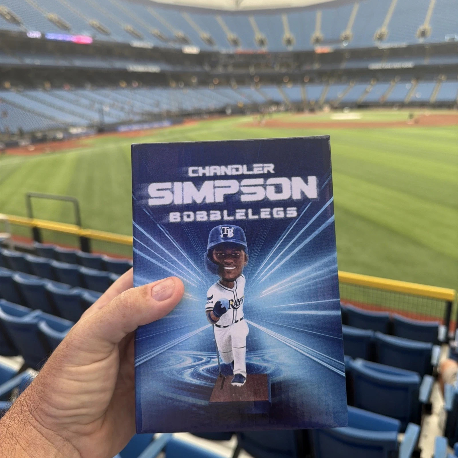 Chandler Simpson Tampa Bay Rays Bobblelegs Bobblehead SGA 6/27/26