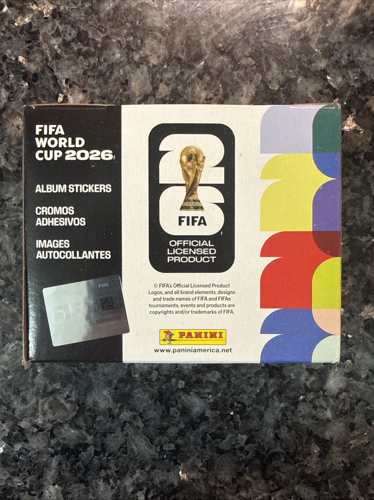 2026 Panini FIFA World Cup Soccer 25-Pack Sticker Box – U.S. Version