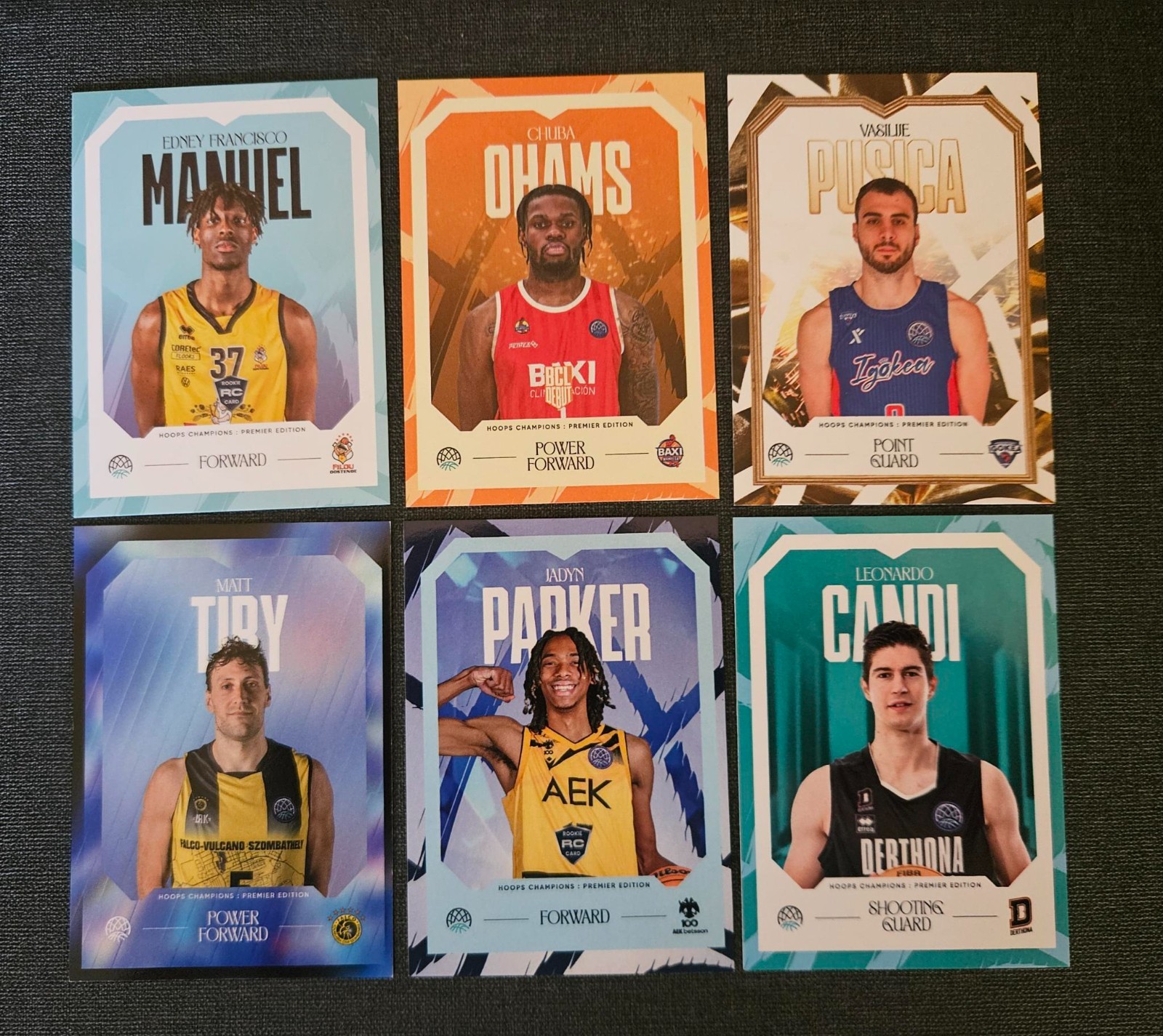 Mythos Cards BCL Hoops Champions Premier Edition #1-220 – You Pick